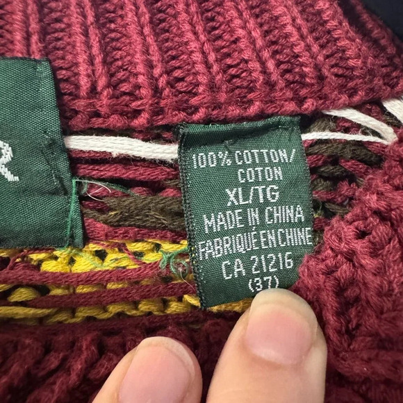 vintage Cricketeer sweater size XL - J - Picture 4 of 4